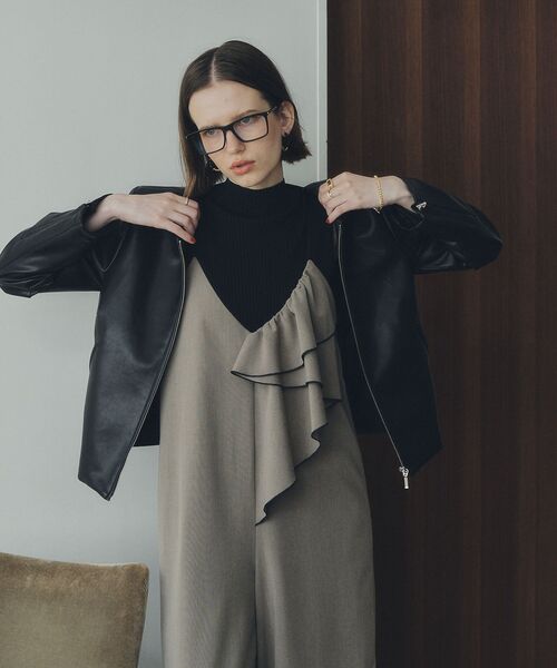 YECCA VECCA（イェッカヴェッカ） レザージャケット ライダース ノー