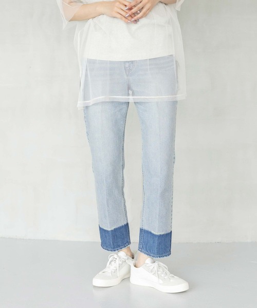 「niko and...」 デニムパンツ MEDIUM グレー レディース