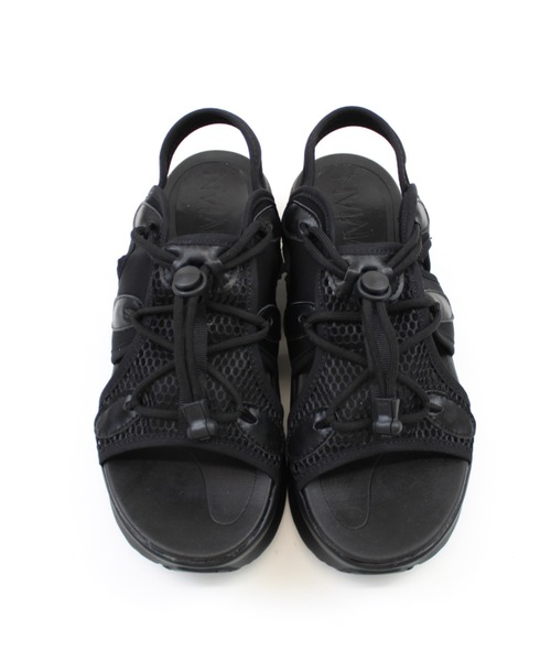「VIVIAN」 フラットサンダル L ブラック レディース_画像4