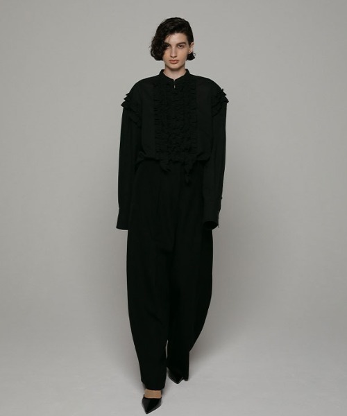 美品 エトレトウキョウ ケープレイヤードニット セットアップ