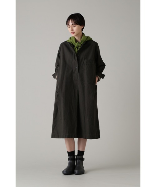 【定価3.2万】MHL. エムエイチエル コットン ロング シャツ ワンピース 定価3.2万】MHL. エムエイチエル コットン ロング シャツ ワンピース