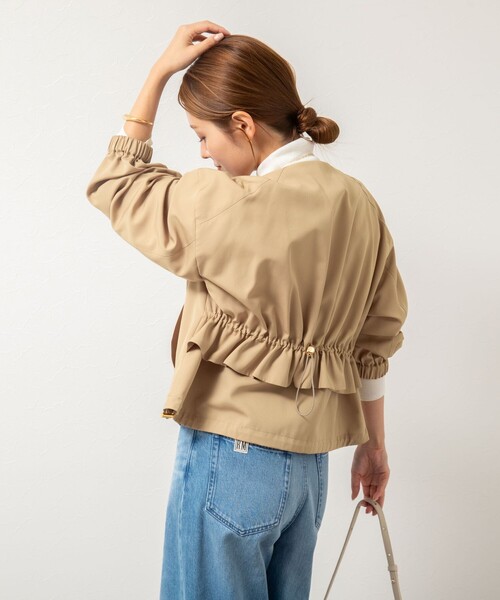 NOLLEY'S（ノーリーズ） ブルゾン アウター ウォッシャブルジップ