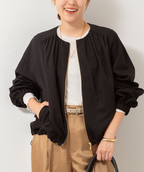 NOLLEY'S（ノーリーズ） ブルゾン アウター ウォッシャブルジップ