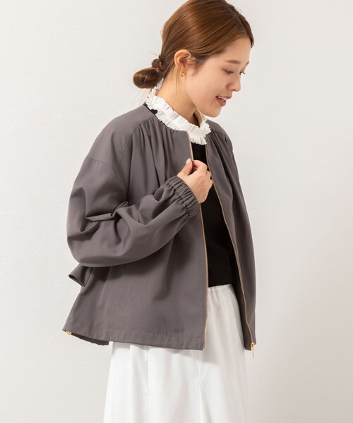 NOLLEY'S（ノーリーズ） ブルゾン アウター ウォッシャブルジップ