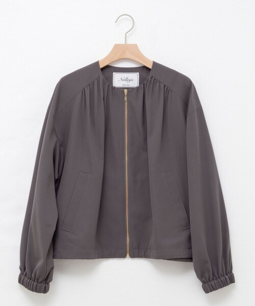 NOLLEY'S（ノーリーズ） ブルゾン アウター ウォッシャブルジップ