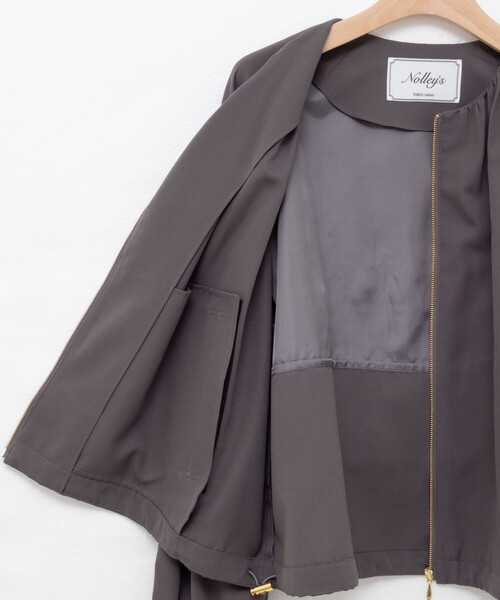 NOLLEY'S（ノーリーズ） ブルゾン アウター ウォッシャブルジップ