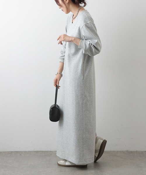 wirrow 長袖 ワンピース COCOMOMO ワンピース 「8色×2サイズ展開」きれいめ プリーツ シャツ