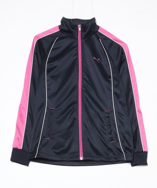 PUMA（プーマ） ジャージブルゾン S ネイビー レディース : ZOZOTOWN