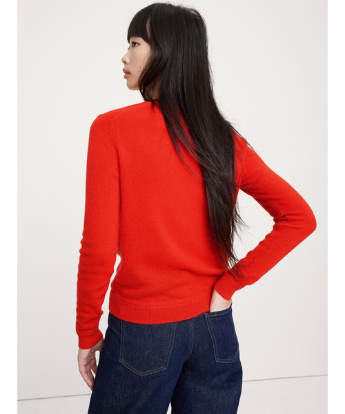 ニット セーター ライトウェイト カシミヤ Vネックセーター レディース