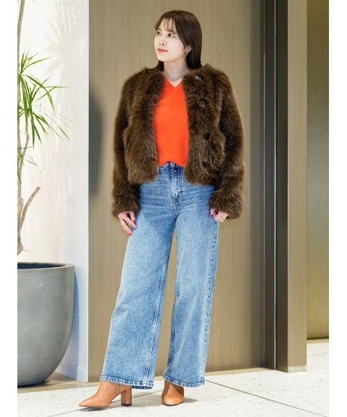 ニット セーター ライトウェイト カシミヤ Vネックセーター レディース