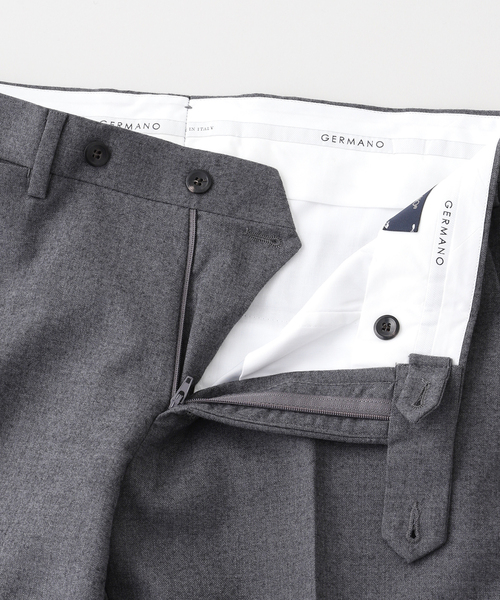 GERMANO（ジェルマーノ） スラックス Washable Saxony スラックス