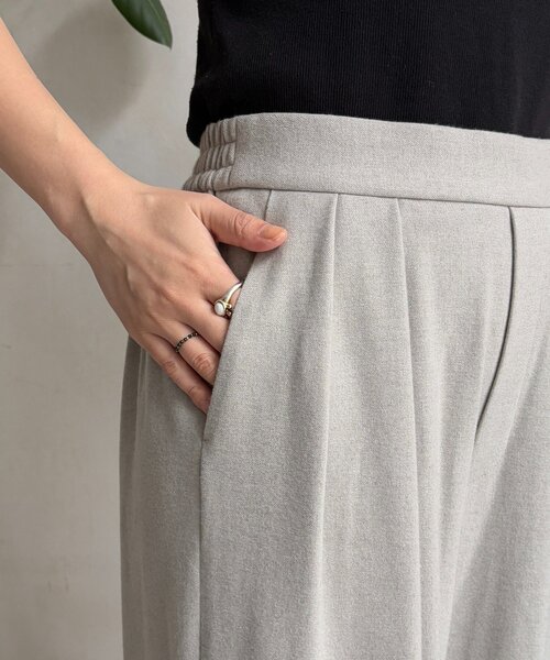 DouDou パンツ ウォームタックワイドパンツ レディース : ZOZOTOWN