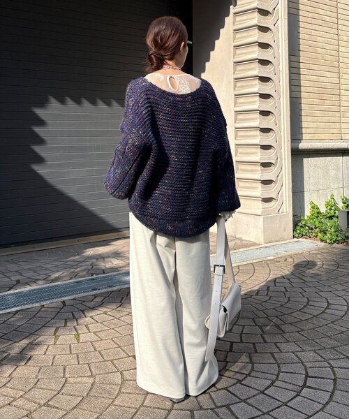 izharu出品　12/27 DouDou パンツ ウォームタックワイドパンツ レディース : ZOZOTOWN