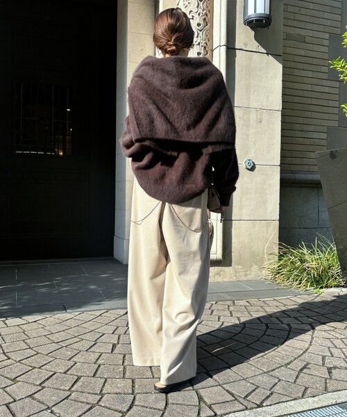 DouDou（ドゥドゥ） ワイドパンツ パンツ ウォームタックワイドパンツ