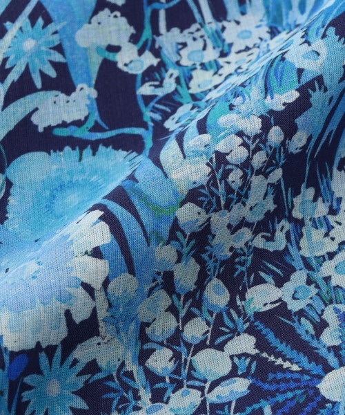 「A/C DESIGN BY ALPHA CUBIC」 ノースリーブワンピース 11号 ネイビー レディース_画像3