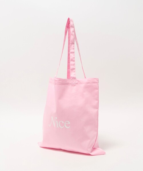 NICE WEATHER トートバッグ 「NICE WEATHER」SIGNATURE ロゴ トート