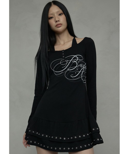 NIIER NOR ヘンリーネック tシャツ A'GEM/9 × .kom 「NIIER NOR