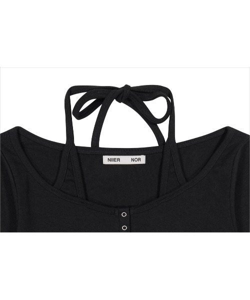 NIIER NOR ヘンリーネック tシャツ レディース : ZOZOTOWN Yahoo!店