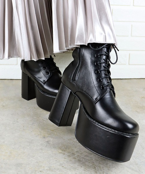 「LOVEHUNTER」 ショートブーツ LL ブラック レディース_画像8