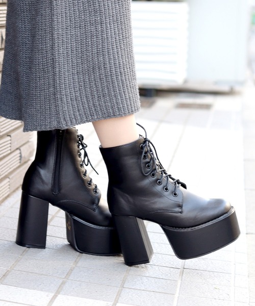 「LOVEHUNTER」 ショートブーツ LL ブラック レディース_画像9