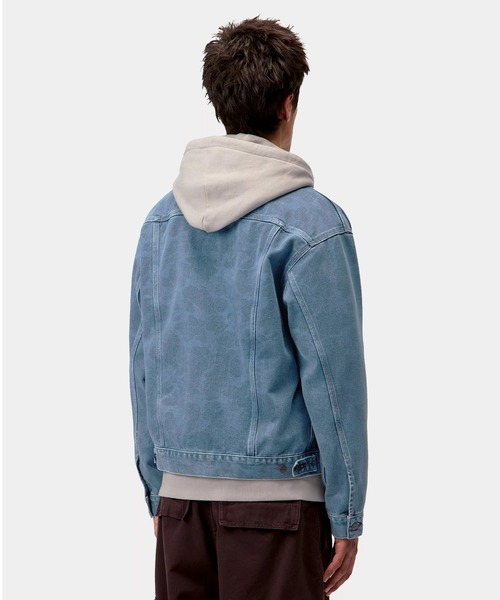 Carhartt フード付きジャケット LARGE デニムブルー ビッグサイズ 80