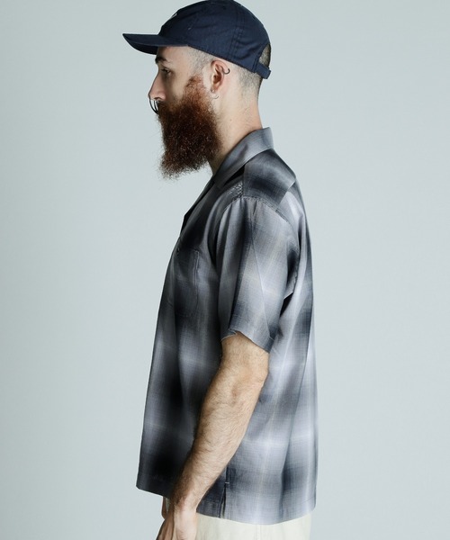 「schott」 半袖シャツ X-LARGE ブラック メンズの画像