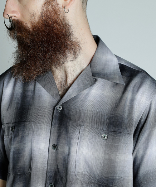 「schott」 半袖シャツ X-LARGE ブラック メンズの画像