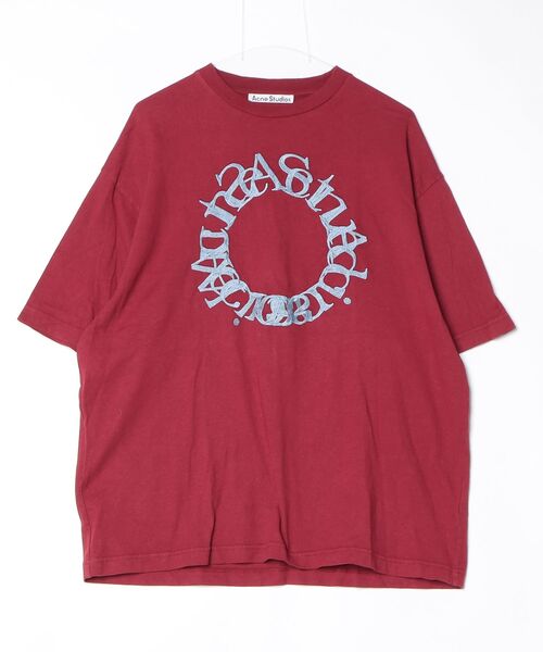 Acne Studios（アクネ ストゥディオズ） 半袖Tシャツ S レッド メンズ
