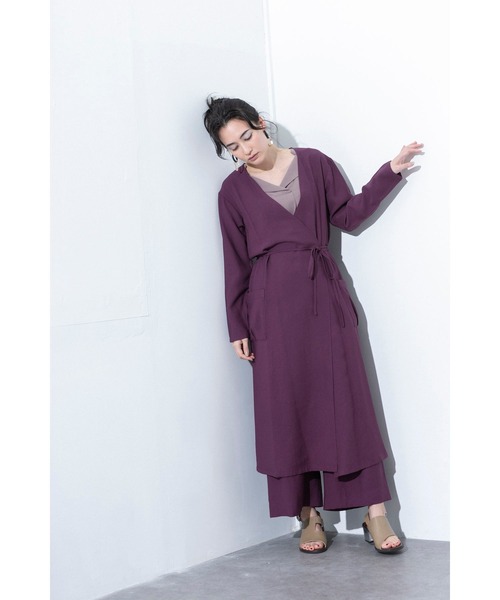 「OSMOSIS」 「loaf」長袖シャツ ONE SIZE パープル レディース_画像6