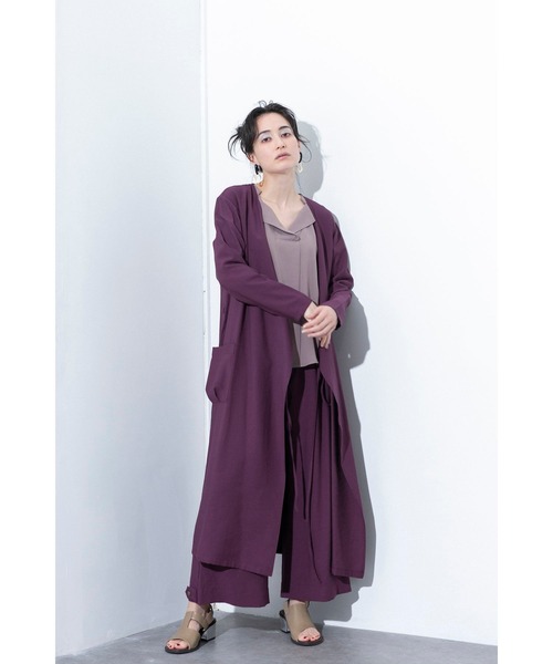 「OSMOSIS」 「loaf」長袖シャツ ONE SIZE パープル レディース_画像9