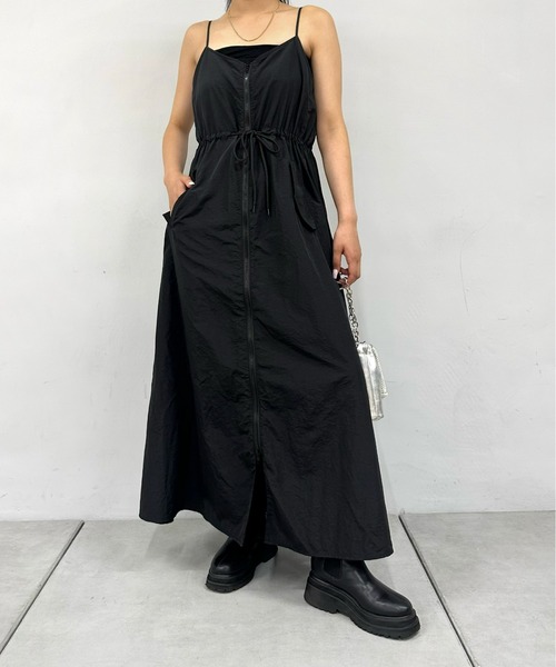 「Six M」 キャミソールワンピース FREE ブラック レディース_画像5