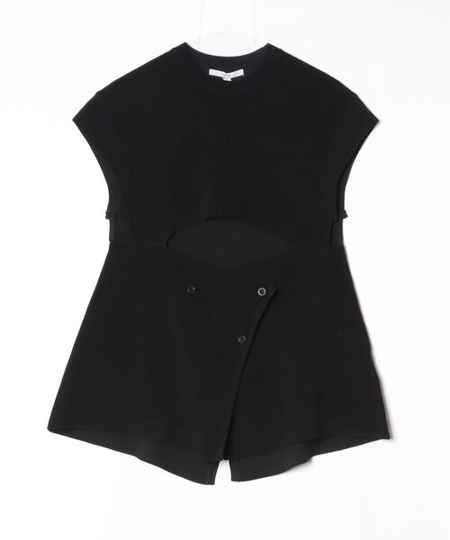 UN3D.（アンスリード） ニットベスト FREE ブラック レディース