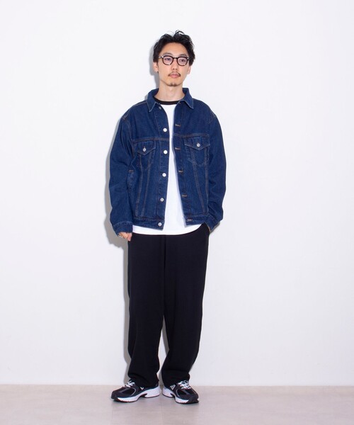 「GLOSTER」 デニムジャケット M インディゴブルー メンズ_画像2