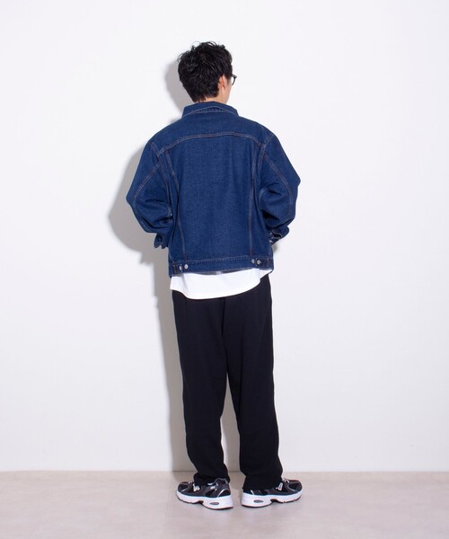 「GLOSTER」 デニムジャケット M インディゴブルー メンズ_画像4