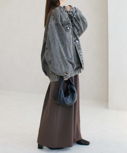 「Social GIRL」 デニムジャケット L ライトブルー レディース_画像9