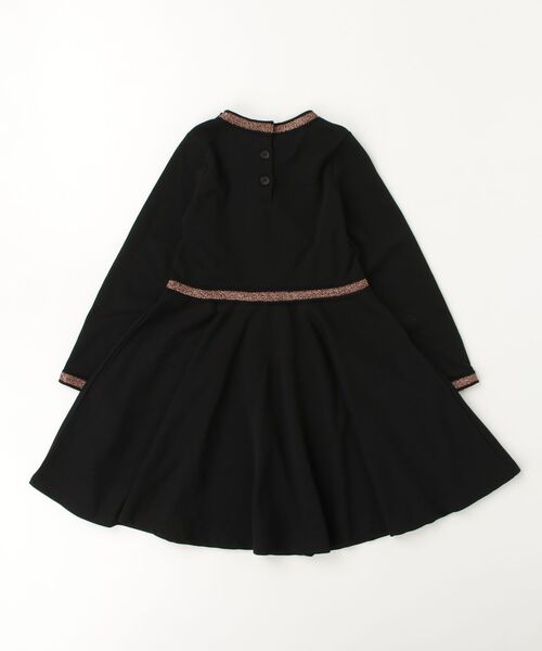 「Rora」 「KIDS」長袖ワンピース 130cm ブラック キッズ_画像2