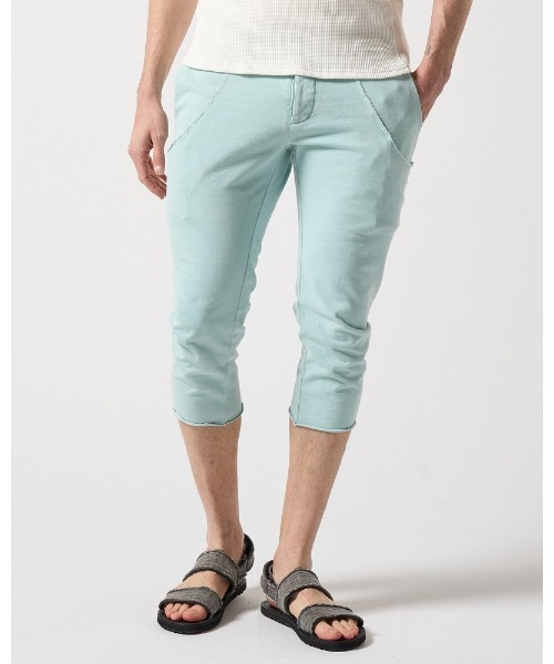 wjk クロップドパンツ MEDIUM ライトグレー メンズ : ZOZOTOWN Yahoo