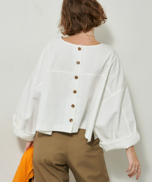 「Unitage」 長袖ブラウス FREE カーキ レディース_画像4