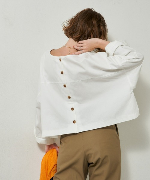 「Unitage」 長袖ブラウス FREE カーキ レディース_画像7