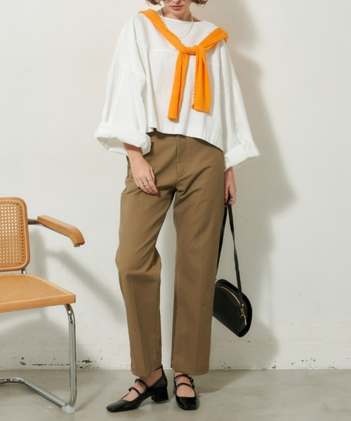 「Unitage」 長袖ブラウス FREE カーキ レディース_画像8