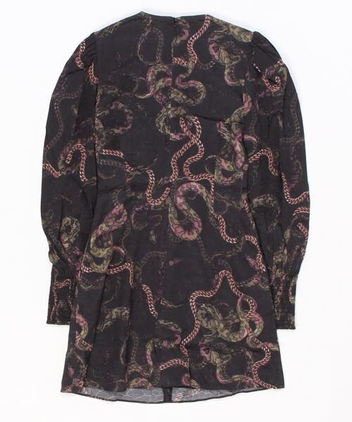 「ALLSAINTS」 長袖ワンピース 4 グリーン系その他 レディース_画像2