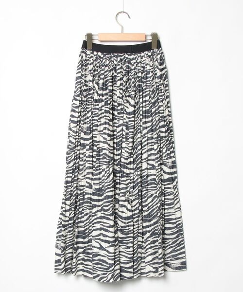 「08sircus」 プリーツスカート 0 ブラック レディース_画像2