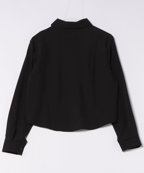 「MAISON DE THERESE」 長袖シャツ M サックスブルー レディース_画像2