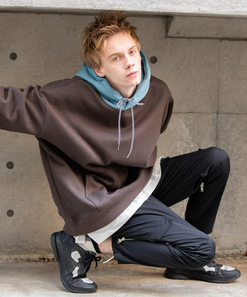 「AIVER」 イージーパンツ SMALL ブラック メンズ_画像2