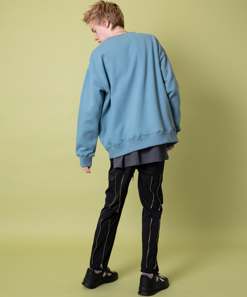 「AIVER」 イージーパンツ SMALL ブラック メンズ_画像6