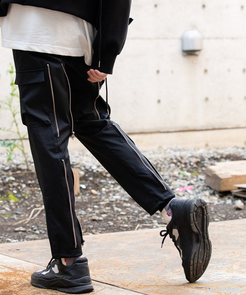 「AIVER」 イージーパンツ SMALL ブラック メンズ_画像8