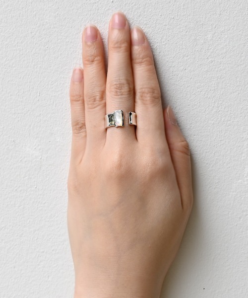 「sowi」 リング #13 セージグリーン レディース_画像5