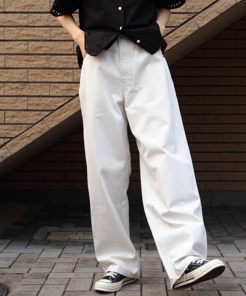 THE SHINZONE シンゾーン　ハイウエストデニム　サイズ34 新品 THE SHINZONE（ザ シンゾーン） デニムパンツ 34 ダークブルー