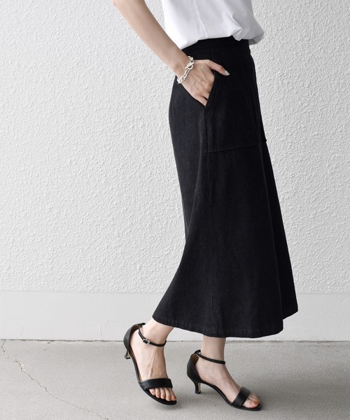 「SHIPS.me」 デニムスカート S ネイビー レディース_画像5