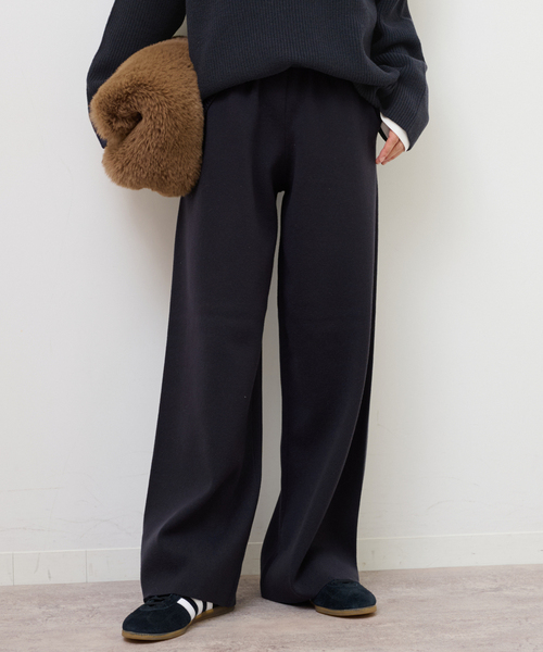 【値下中】ジュエミ　juemi ニットパンツ　カーキ juemi☆ニットパンツ 期間限定値下げ 【公式通販】
